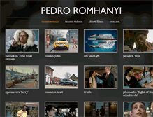 Tablet Screenshot of pedroromhanyi.com